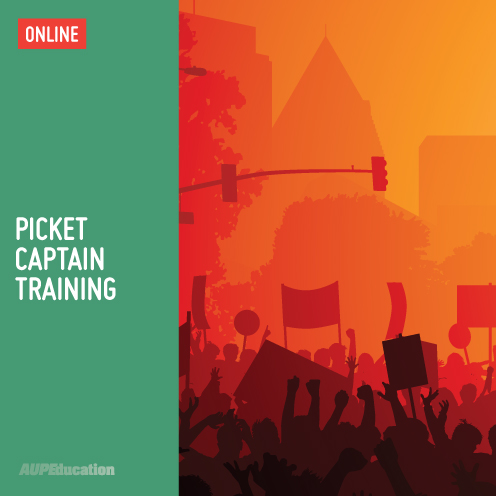 AUPE Picket Captain Training course image