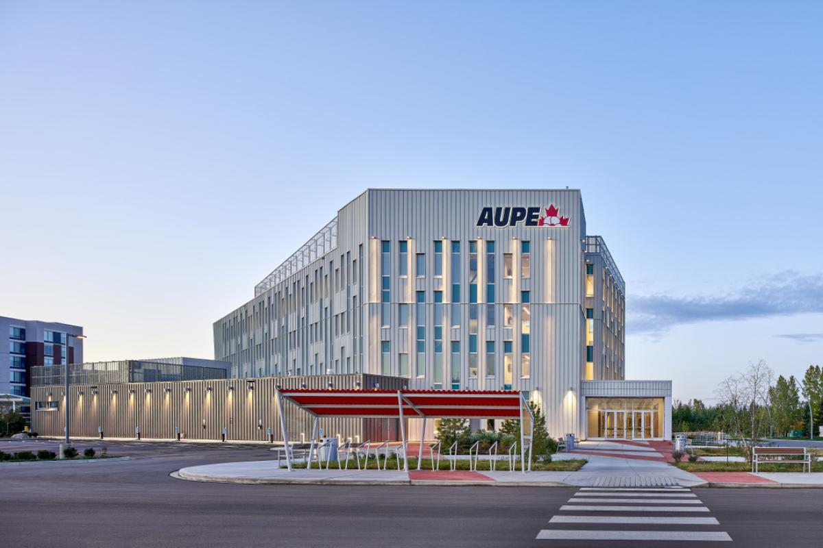 A picture of AUPE headquarters