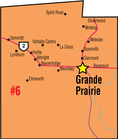 prairie grande area council aupe alberta map